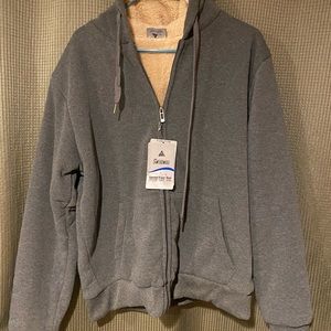 Swisswell X-large Sherpa lined holder zip up